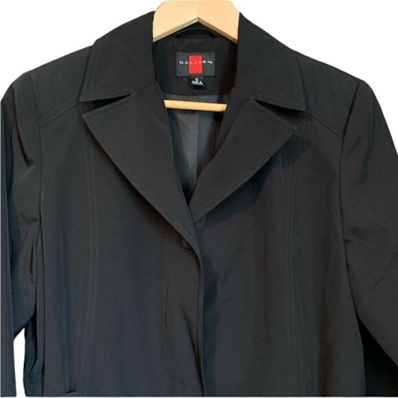Gallery black coat water resistant. Size small - Picture 2 of 12